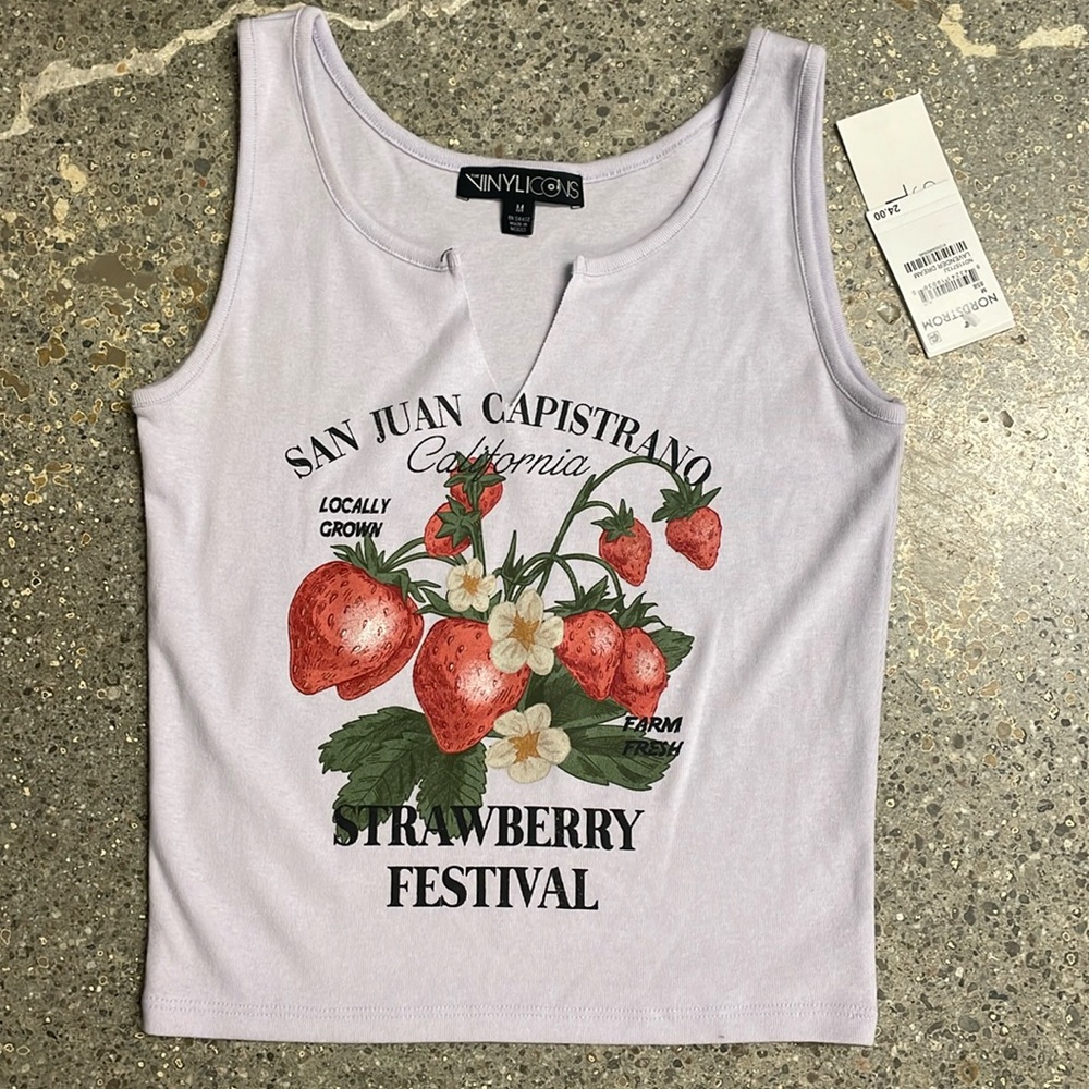 V neck cropped tank top